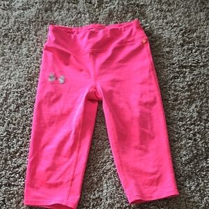 Under Armour Kids Pink Capri Leggings